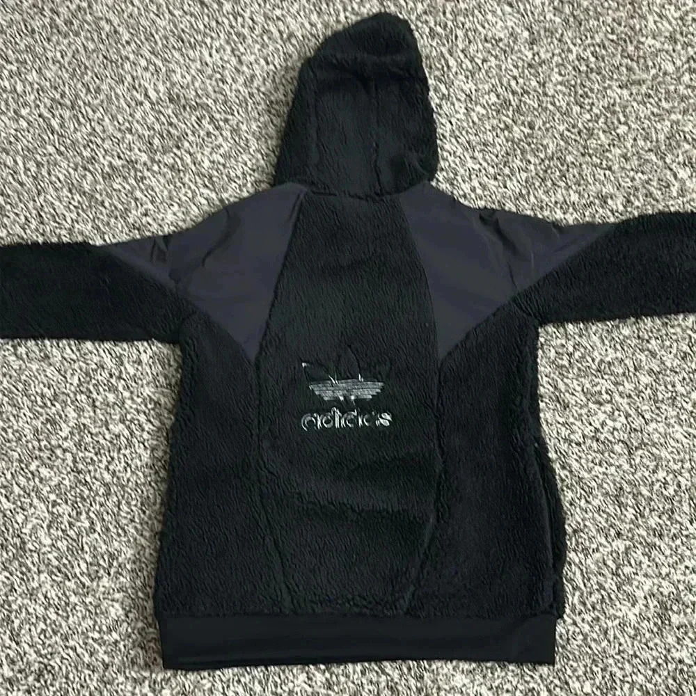 Adidas Cozy Hooded Pullover Sherpa for boys - Picture 6 of 7
